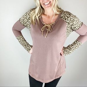 Isabella Leopard Print Top